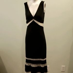 Black cocktail dress